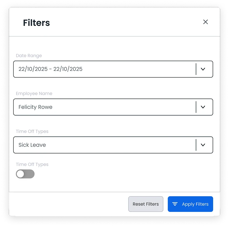 Manage Filter