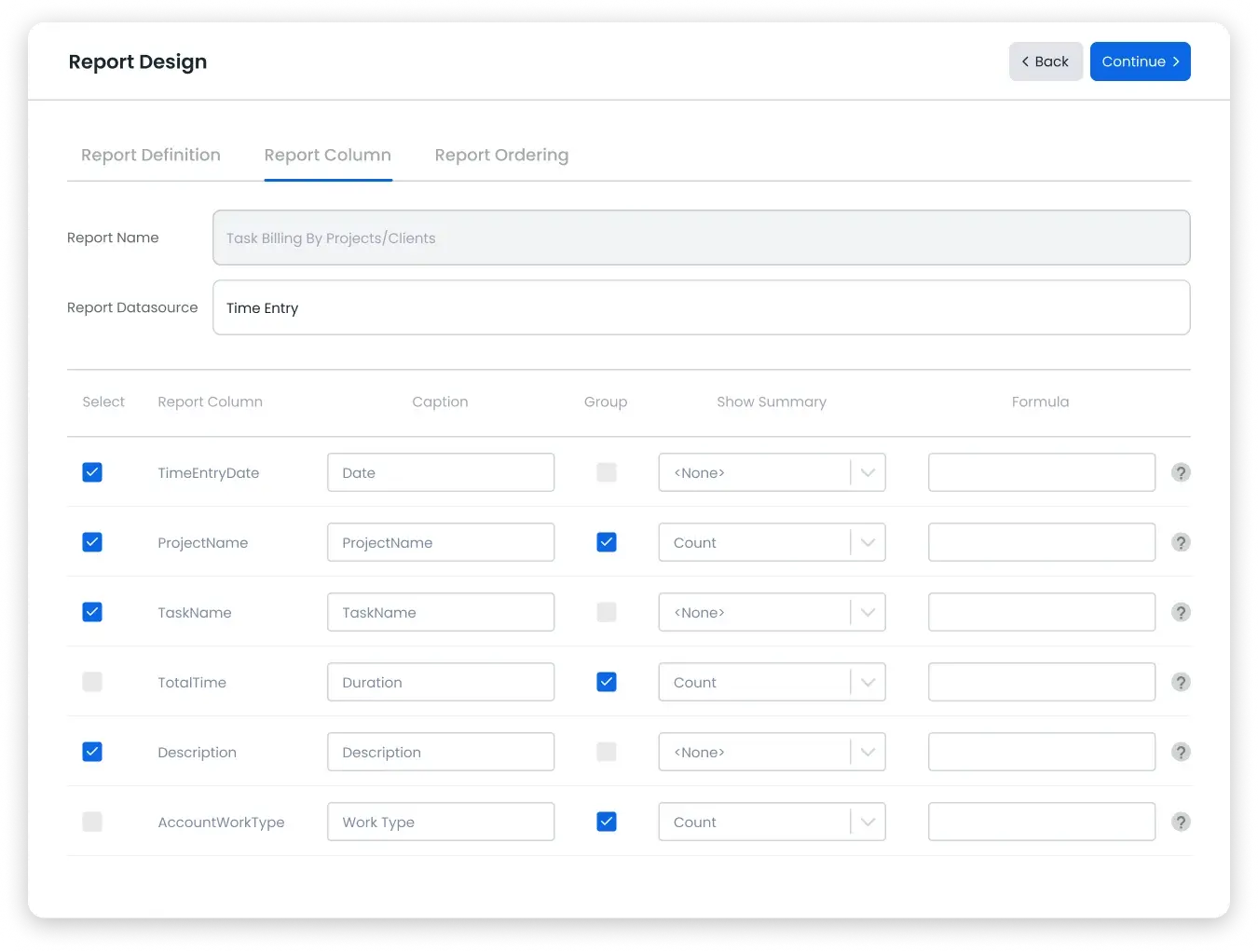 Report Design