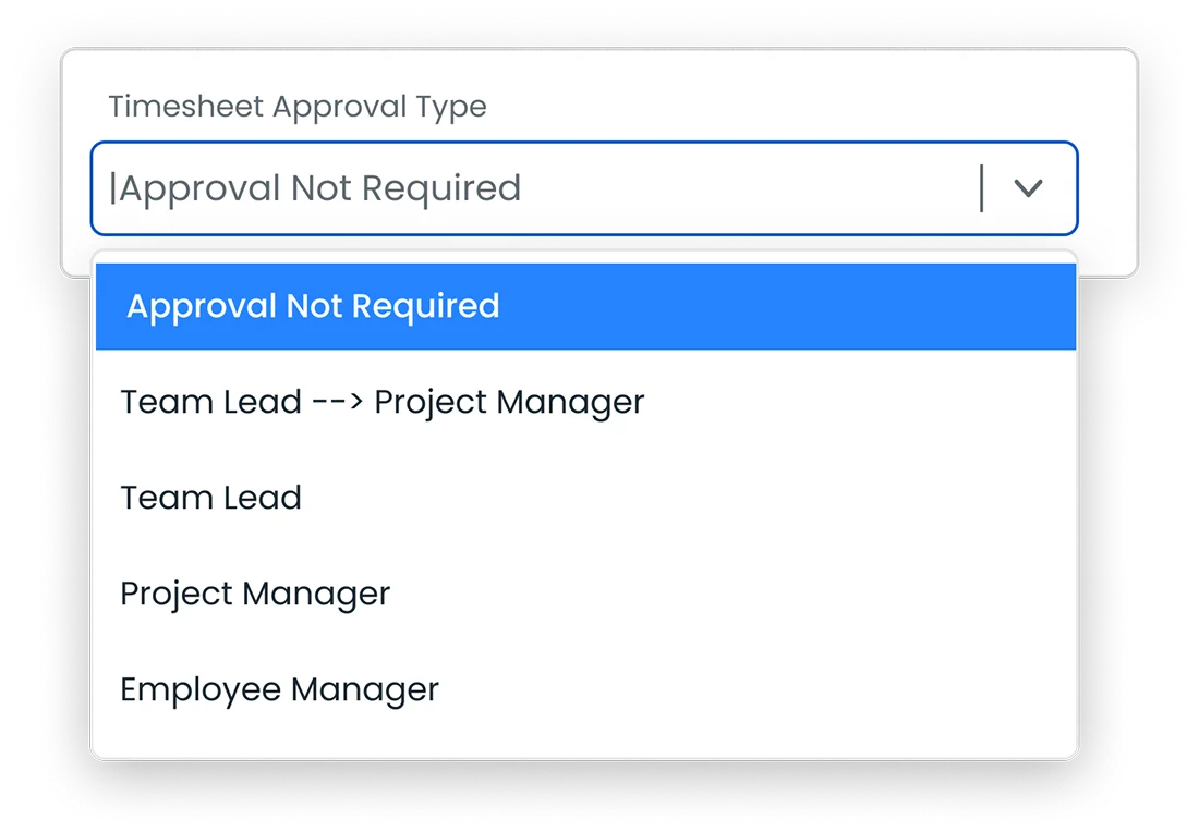 Timesheet Approval Type
